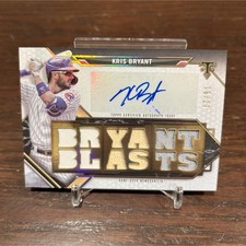 Topps Triple Threads Kris Bryant Autograph Relic /27 Cubs TTAR-KB2 2021