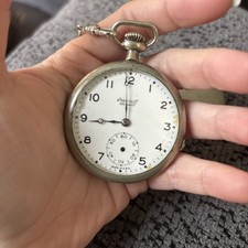 Antique 1895-1900 Ingersoll Reliance 7 Jewels Open Face Pocket Watch - Parts