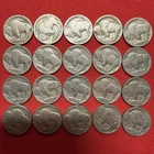 1916-1936 US Lot Of 20 Buffalo Silver Nickels
