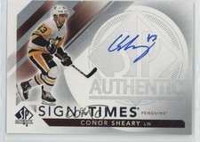 2017-18 SP Authentic Sign of the Times Auto Conor Sheary #SOTT-CS Auto 3y4