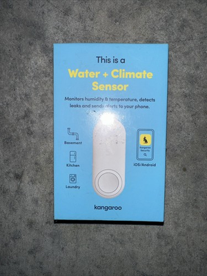 #ad NEW Kangaroo A0004 Water Leak Detector WiFi Home Security System $17.99