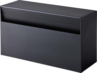 Yamazaki Magnetic Paper Holder Black tower