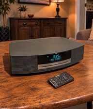 Bose Wave Radio CD AWRCC1 AM/FM Stereo System w/ Remote - TESTED - CLEANED