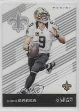 2015 Panini Clear Vision Drew Brees (White Jersey) #49 sm1