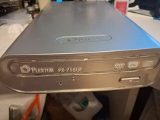 Plextor PX-716UF2 External DVD/CD Drive ** NO CORD, TESTED WORKING **