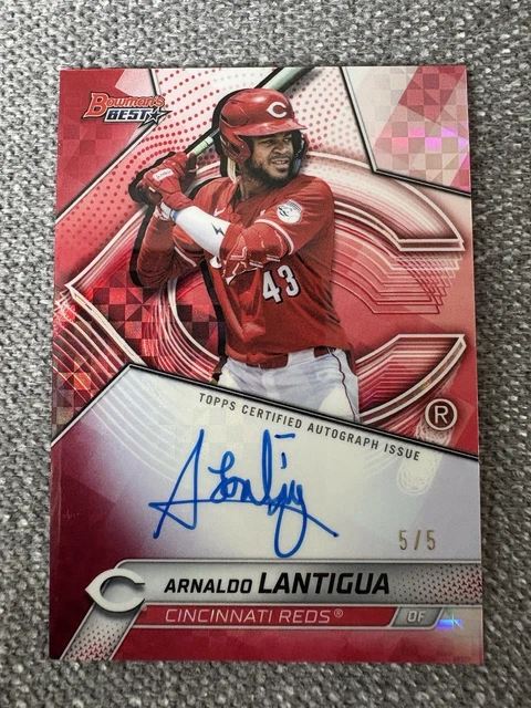 Arnaldo Lantigua 2026 Bowmans Best Red Xfractor Auto /5 Cincinnati Reds