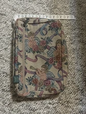 Vintage Woven Tapestry Style Bible Book Cover. Cherub Graphic By Gregg Gifts