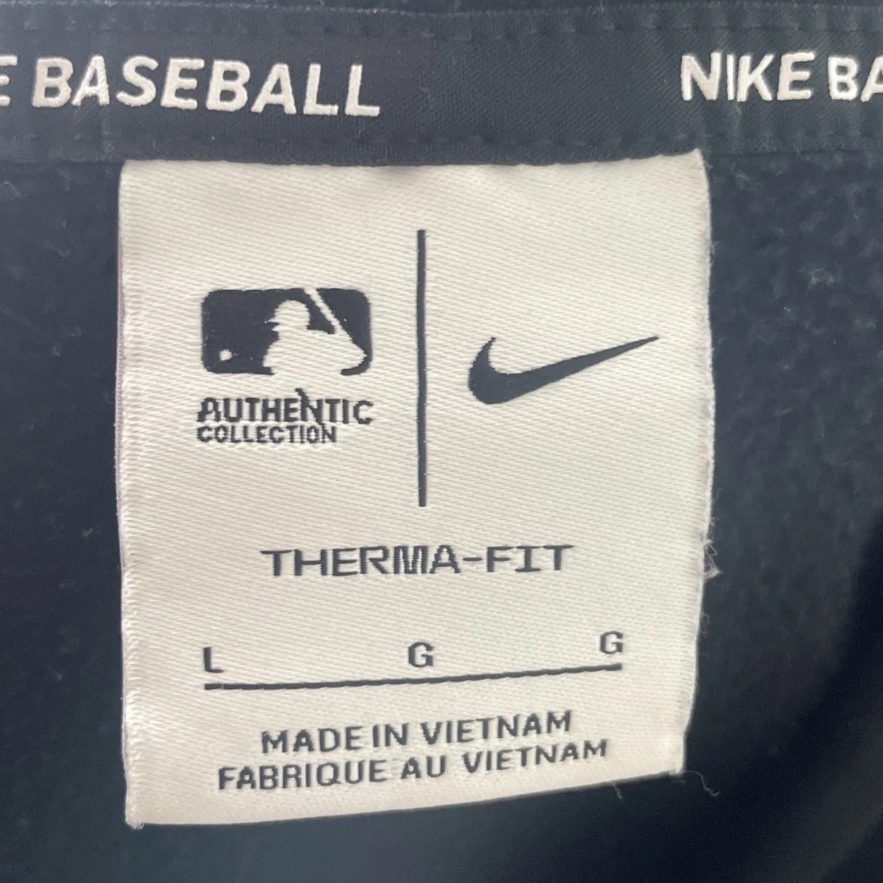 Nike Cincinnati Reds Black City Connect Pullover Hoodie Therma-Fit Large thumbnail 6