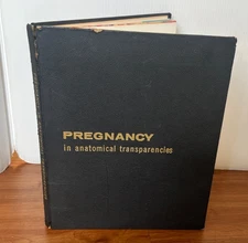 VTG Book Hardcover Pregnancy in Anatomical Transparencies Ernest Beck Carnation
