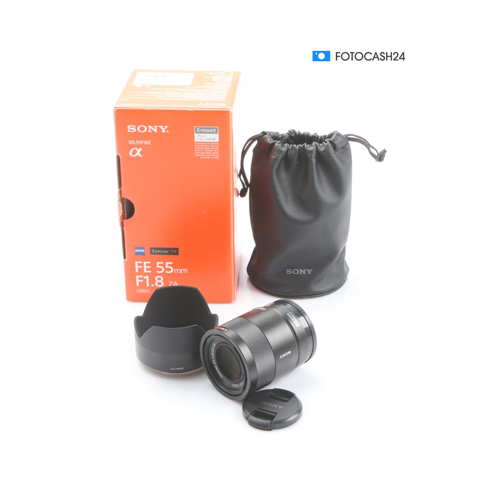 Sony Sonnar FE 1.8/55 ZA E-Mount + Very Good (288723)