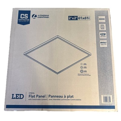 Lithonia Lighting CPANL 2x2 LED Panel 24/33/44LM 3500K M4 Dimmable 250E4S
