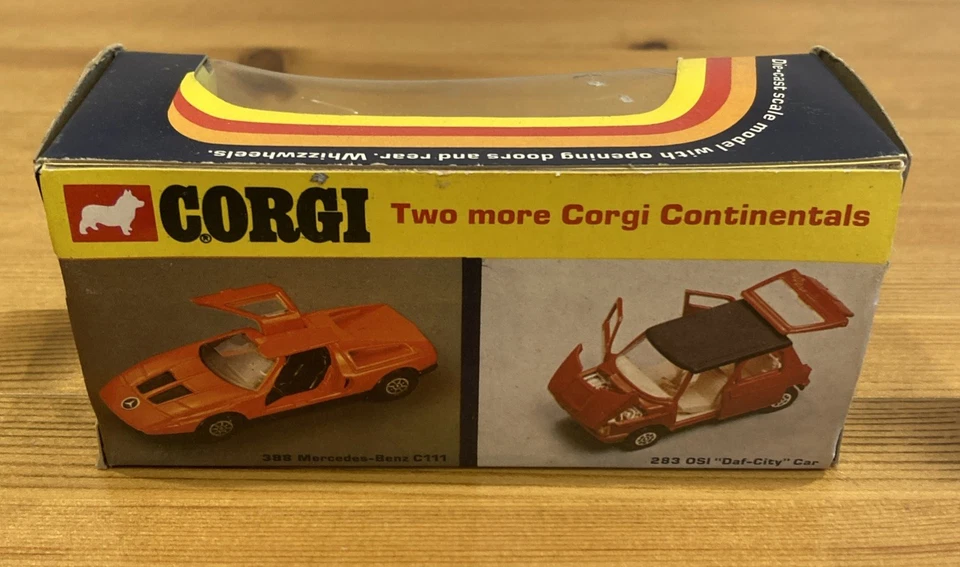 Rare Corgi Porsche Targa 911s 382 Green New - Image 3 of 4