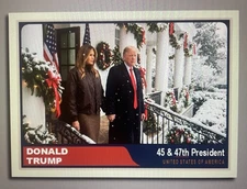Donald Trump 2025”47“ Custom ACEO Christmas At The White House