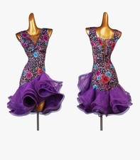 Latin Tango Rumba Samba Ballroom Standard Practice Dance Dress Cha Cha Dancewear