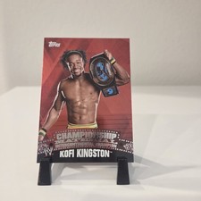 2010 TOPPS WWE KOFI KINGSTON (puzzle 2) BELT INSERT WRESTLING CARD