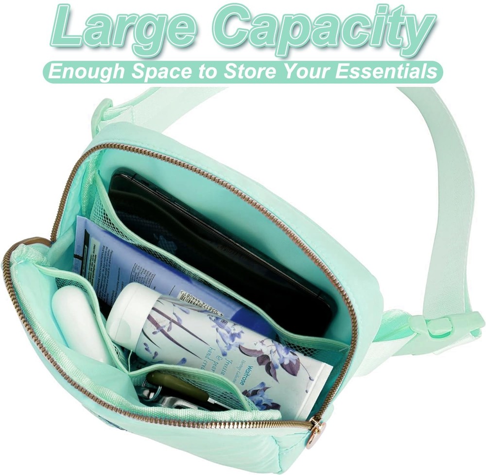 Personalized Initial Belt Bag - Stylish Crossbody Fanny Pack for Birthdays