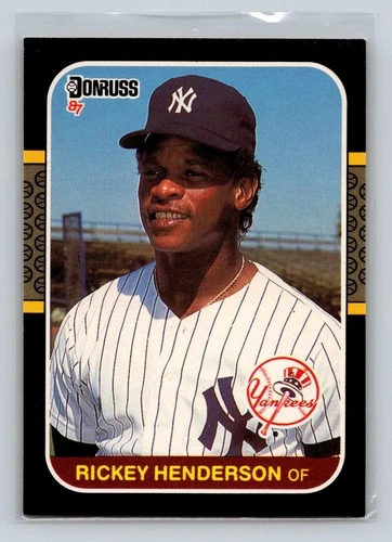 1987 Donruss #228 Rickey Henderson New York Yankees