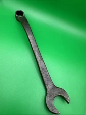 Antique Ford Script Model T, M Offset Combination Wrench 10" Long. (B13)