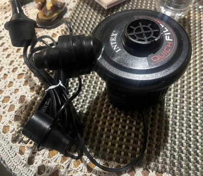 Intex - Quick Fill Electric Air Pump Black TESTED & WORKS
