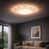 Deckenleuchte Antik Glas Led Deckenlampe Satiniert Weiß Flurlampe Dielenleuchte