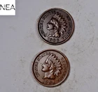 1904+1906 Indian Head Penny Cent Set/Lot ~ XF/AU ~ 2 Coins ~ ZIL22