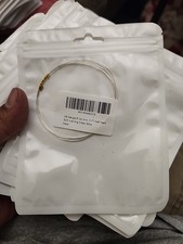 28 Gauge/0.32 mm, 5 FT Half Hard 925 Sterling Silver Jewelry Wire 28 Gauge