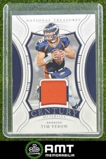 Tim Tebow 2024 Panini National Treasures 33/99 Century Jersey Silver Broncos