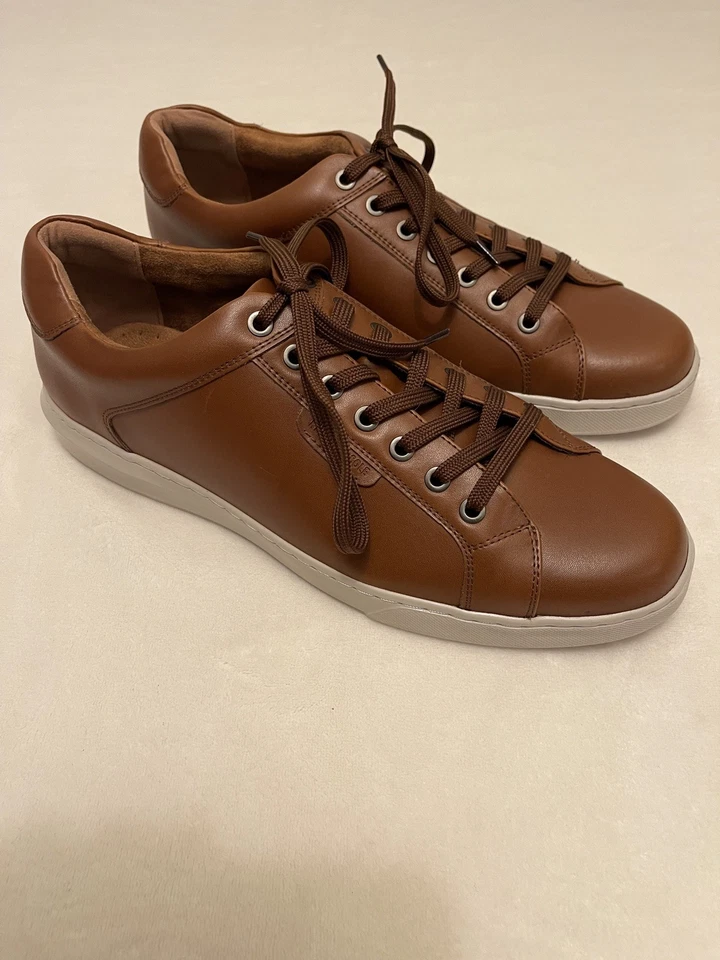 Kenneth Cole New York Mens Liam Sneaker Brown Leather Size 11 - Image 2 of 4