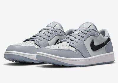 Air Jordan 1 Low Golf “Wolf Grey” Black-Photon Dust-White  display picture 2