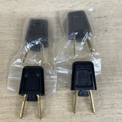 #ad #ad Lamp Plug in Electric Parts Repair Black Plastic Unused LOT OF 4 $14.50