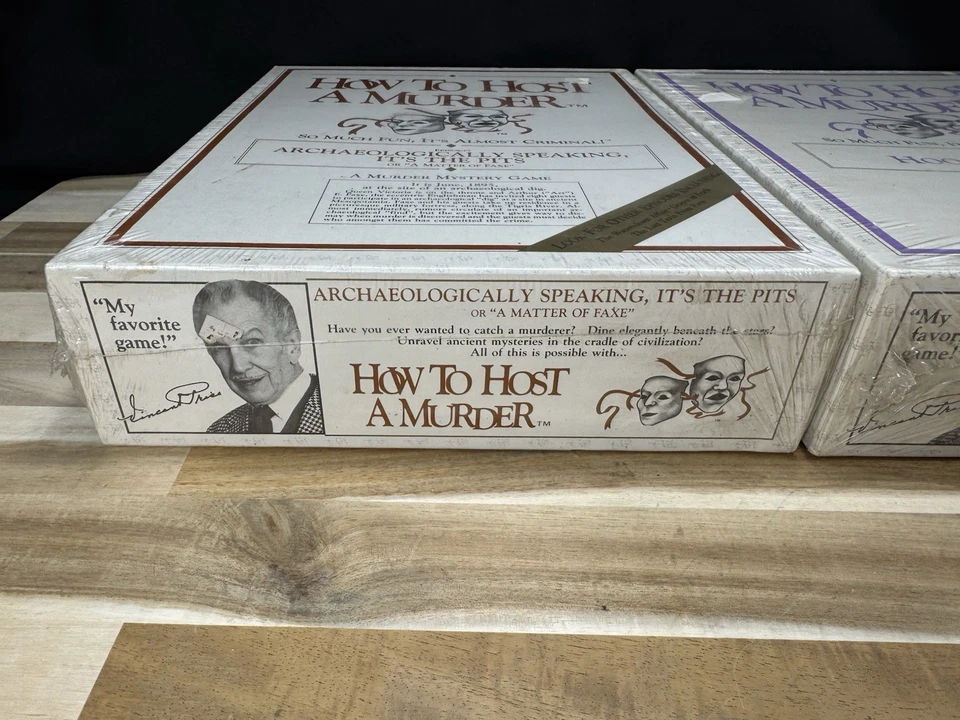 ✅How To Host A Murder Mystery Games ✅1986 ✅NEW ✅SEALED ✅2 Games ✅See Pics - Image 3 of 4