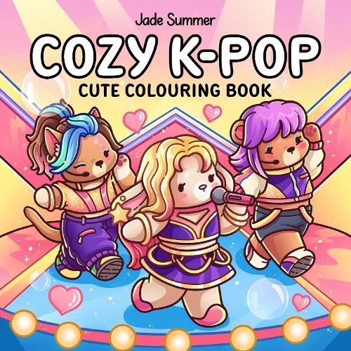 Cozy K-Pop : Cute Colouring Book Jade Summer - Image 3
