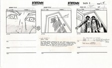 Jim Lee Wildc.a.t.s. Production  Animation Storyboard Nelvana 1994-5 D1-007