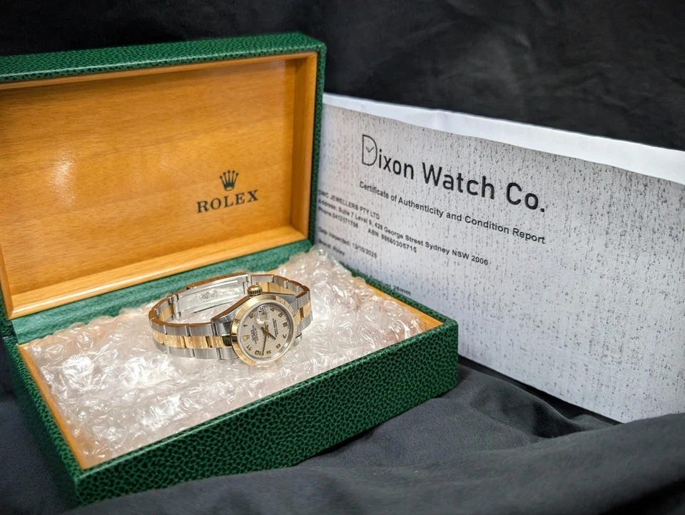 Rolex 79163 Lady-Datejust Cream Jubilee Dial 26mm 2000 Box & COA - Image 2 of 4