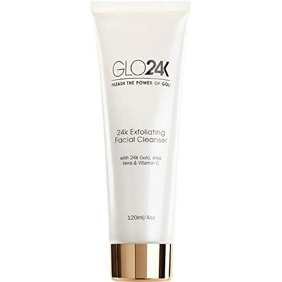 GLO24K Peeling Gesichtsreiniger mit 24k Gold, Anti-Aging Mikrodermabrasion