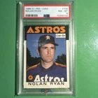 1986 O-Pee-Chee OPC #100 Nolan Ryan HOF PSA 8 NM-MT Houston Astros