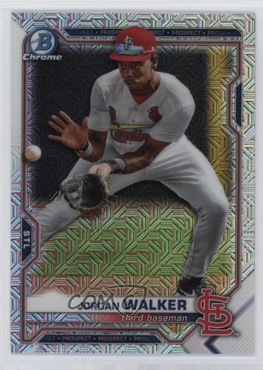 2021 Bowman Chrome Prospects Mega Box Mojo Refractor Jordan Walker #BCP-236 07i7