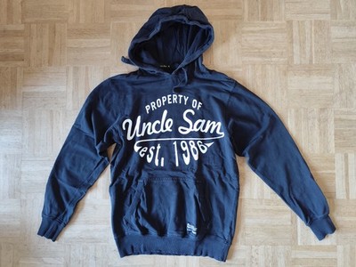 Kapuzen-Sweatshirt von Uncle Sam - Größe M - schwarz