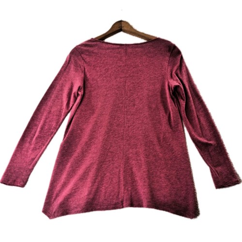 Pure Jill Women XS Pink Long Line Tunic Cotton/Modal Soft Stretch Comfy Classic - Picture 5 of 10