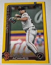 2025 Topps Series 2 Willy Adames #521 Yellow Border San Francisco Giants