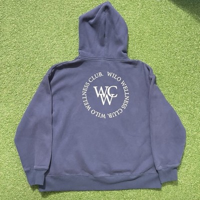 Wilo the Label Wilo Wellness Club Women s Sweatshirt Navy Blue Large L Crewneck