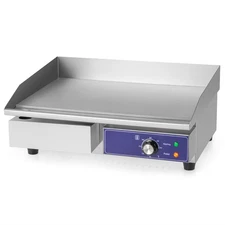 22" Commercial Electric Griddle Countertop Flat Top 2000W Stainless Steel Grill