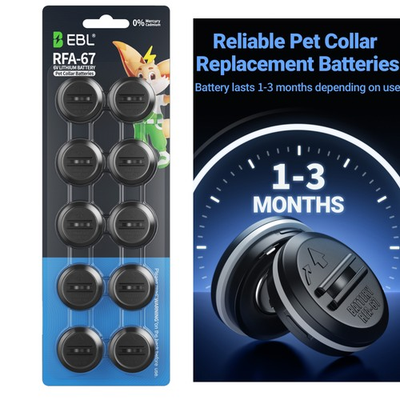 #ad EBL 10 Pack 6 Volt Pet Collar Batteries For PetSafe RFA 67 Replacement Battery $12.79