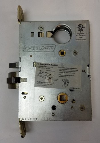 Schlage L9050LBLB LLL RH Office Mortise Lockset Lock Body 1 3/4 DR NEW - Picture 4 of 9