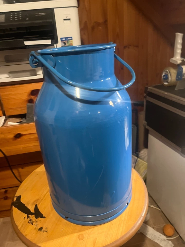 1970er Original Allgäuer Milchkanne 25l handbemalt Kunsthandwerk mit Zertifikat - Bild 3 von 4