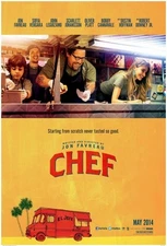 Chef movie poster Jon Favreau, Sofia Vergara, John Leguizamo -  11 x 17 inches