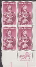 Scott # 1932 - US ZIP Block of 4- Babe Zaharias - MNH - (1981)