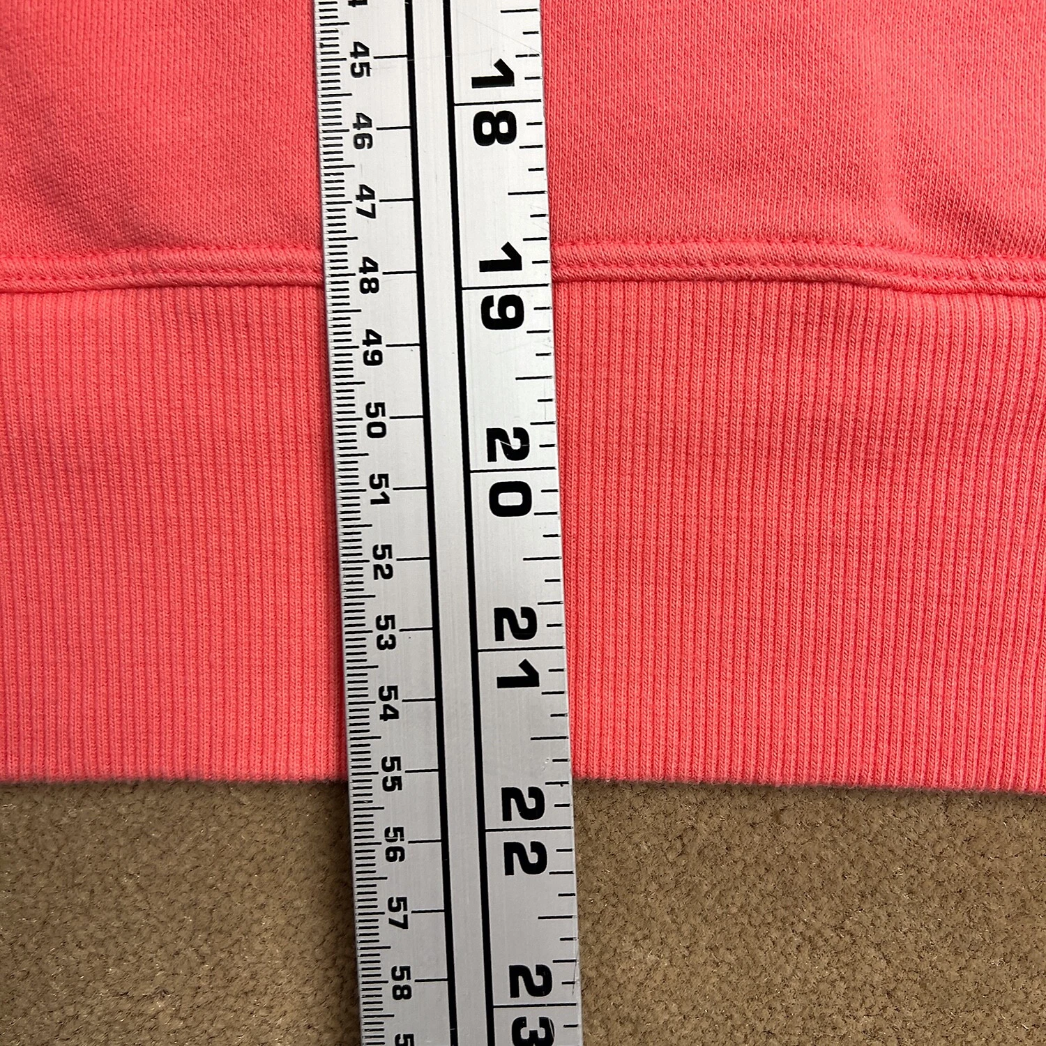 VETEMENTS Felpa Under Armour donna piccola rossa sciolta con cappuccio pullover pile coulisse