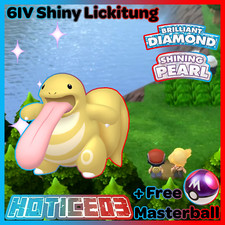 6IV Shiny Lickitung Pokemon Brilliant Diamond Shining Pearl