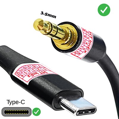 2m Type-C USB-C to 3.5mm Male Audio Jack AUX Cable Adaptor Stereo for Audiokabel